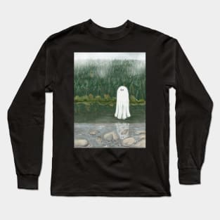 Haunted lake ghost Long Sleeve T-Shirt